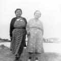 Annie (Pielle) Chapman (left) and her sister Josephine.  Photo courtesy Rita Pimlott.